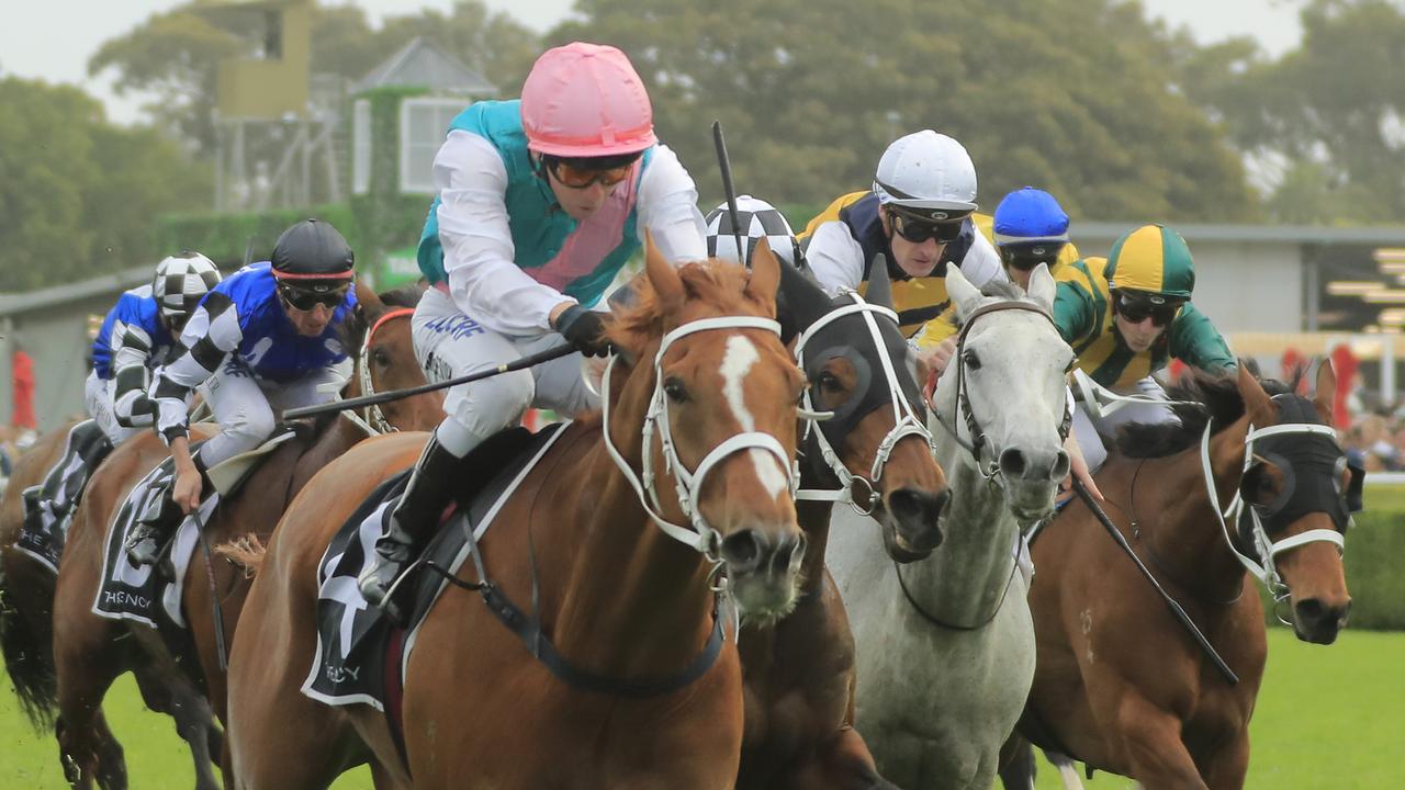 Kerrin McEvoy riding Finche in the Kingston Town Stakes at Randwick last month.