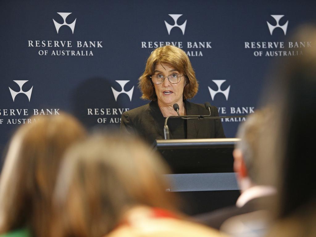 Reserve Bank Governor Michele Bullock has poured water on any speculation there will be a cut to the cash rate this year, despite the ASX betting a cut is coming. Picture: NewsWire / John Appleyard