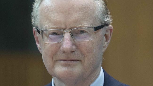 Reserve Bank of Australia governor Philip Lowe in Canberra on Wednesday. Picture: Gary Ramage