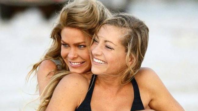 Megan Marx poses with her now ex-girlfriend Tiffany Scanlon. Picture: Supplied