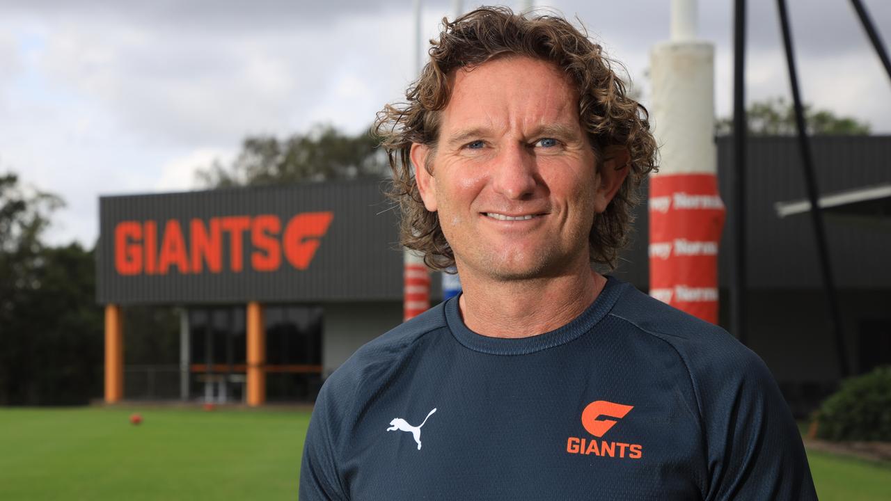 James Hird in GIANTS gear: