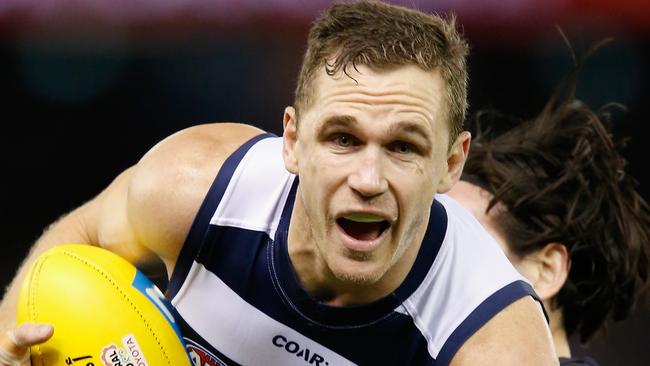 Geelong captain Joel Selwood appears certain to play against Richmond, despite injury. Picture: Getty Images