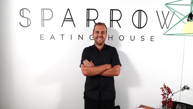 Owner Andrew Whiting back in 2015 when Sparrow first opened. Picture: David Clark