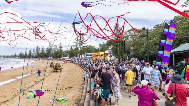 Redcliffe Festival of Sails, 2019, drew tens of thousands of people to the Peninsula. Photo: AAP /Richard Walker