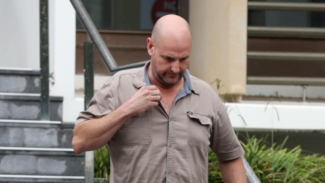 Paul Jewell leaving Wollongong Local Court after his arrest in March. Picture: Jonathan Ng
