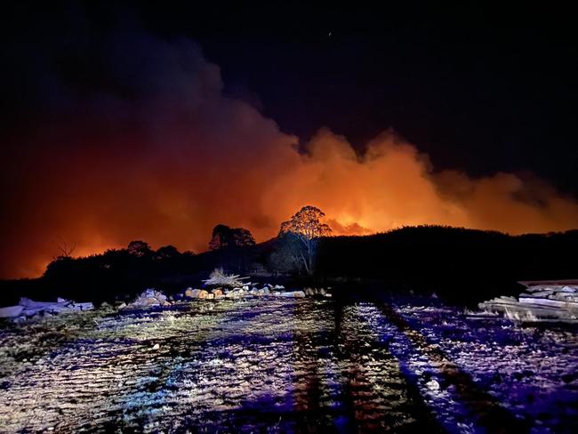 The Briagolong fires wreaked havoc on the Gippsland region last year. Picture: Lilydale CFA