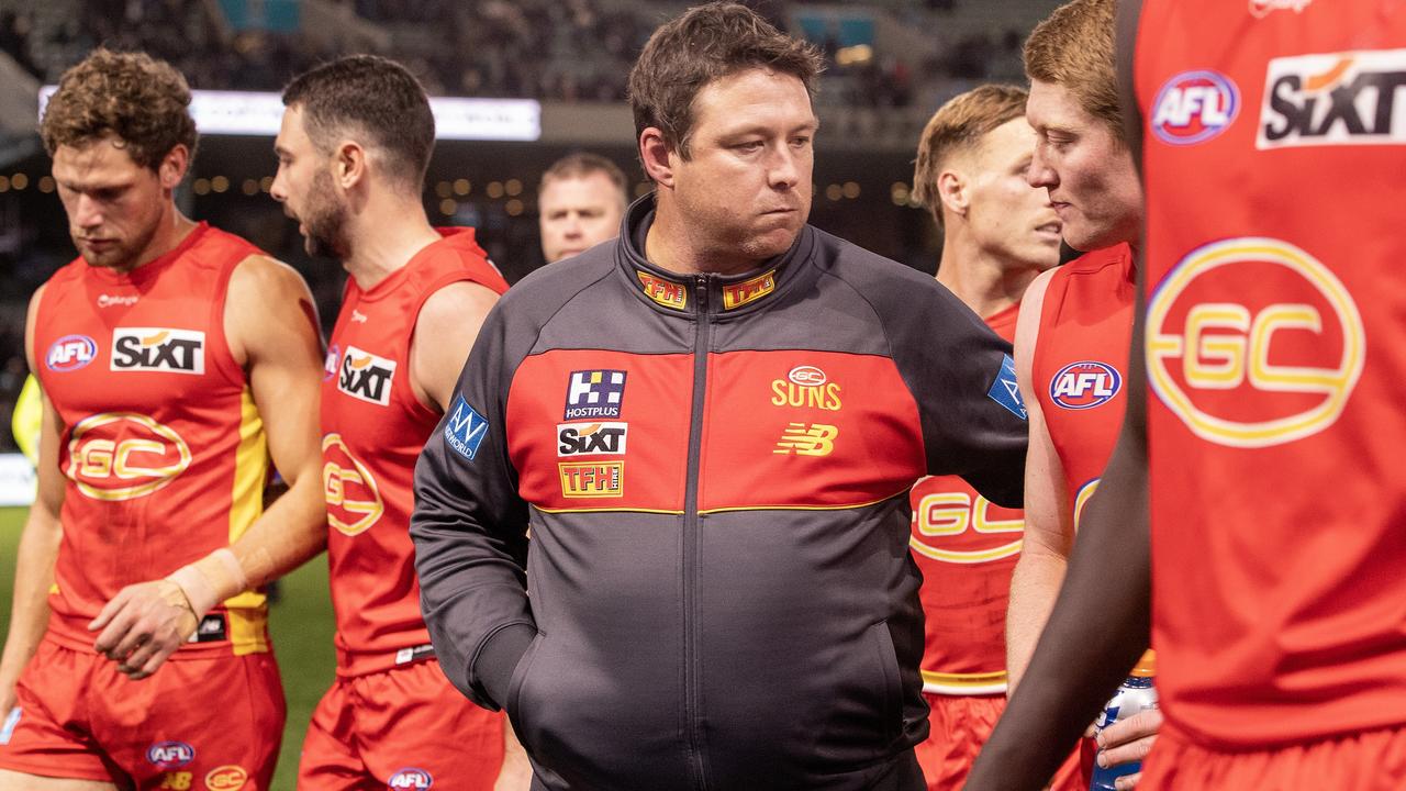 Dew has been sacked by the Suns (Photo by Sarah Reed/AFL Photos via Getty Images)