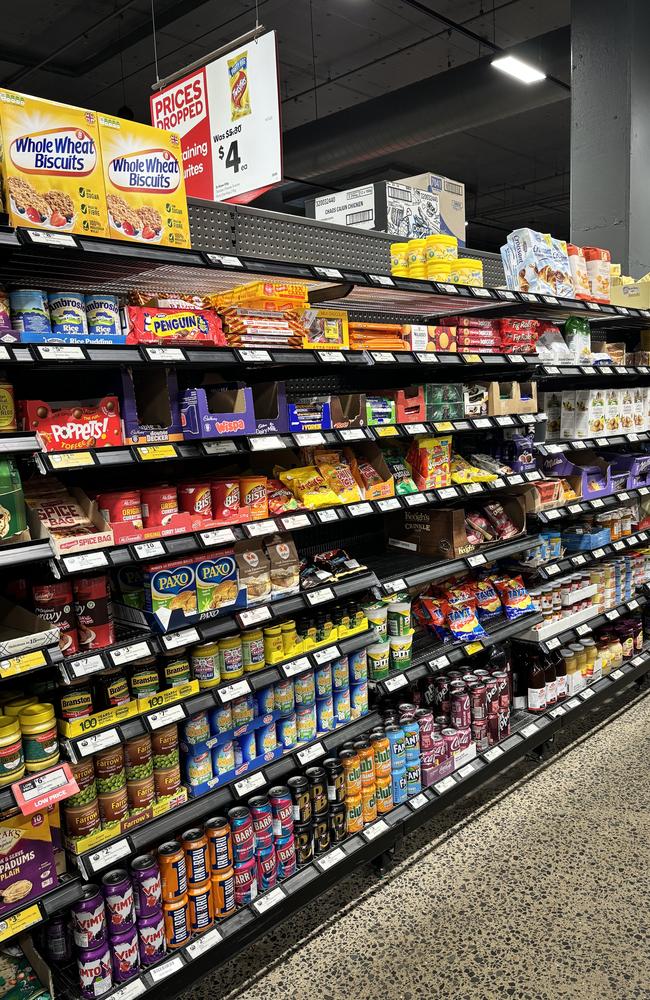 Woolworths international section has expanded into a full-blown aisle in response to our changing population. Picture: news.com.au