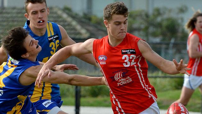 Tom Papley in action for Gippsland Power. Picture: Adam Elwood