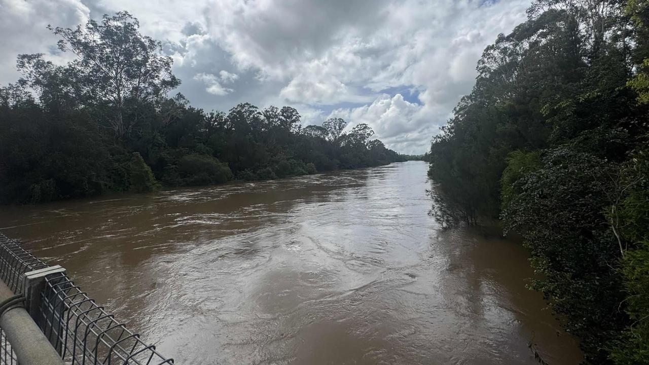 The Mary River from Kidd Bridge on Tuesday morning, December 17, 2024. Gympie residents are being warned to expect riverine and flash flooding across summer with more rain expected on the back of the wettest November in almost 80 years.