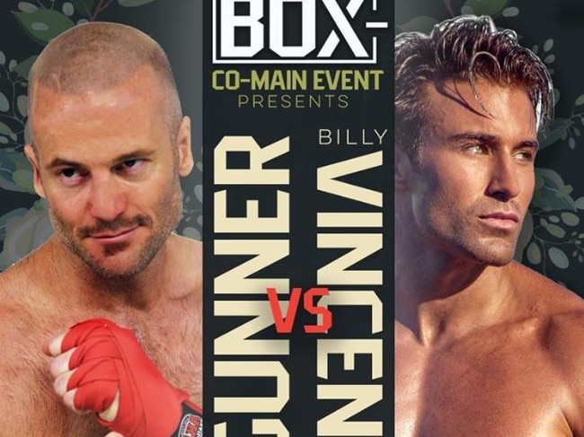 The BOX Hyphen event poster for the match between Mike Gunner and Billy Vincent.