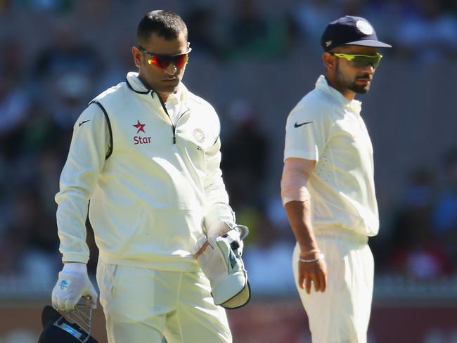 MS Dhoni took back the leadership from stand-in skipper Virat Kohli in the second Test.