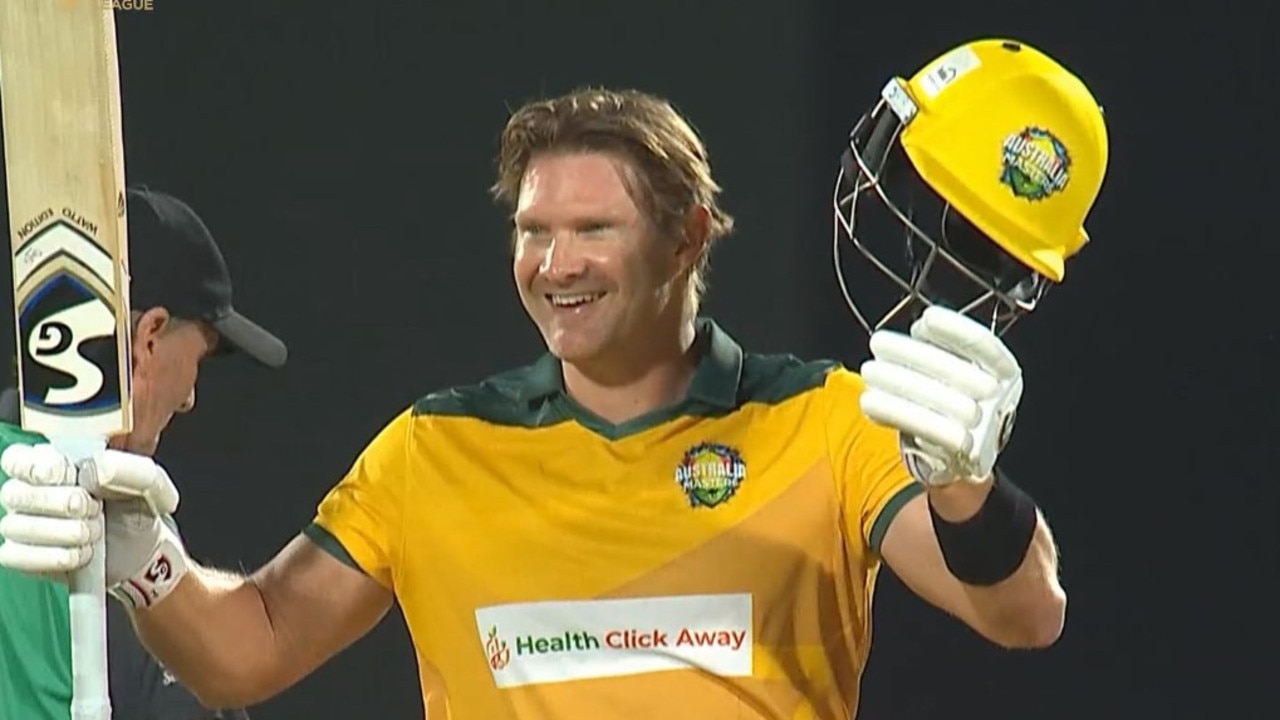 Shane Watson blasted a century in the International Masters League T20, 2025