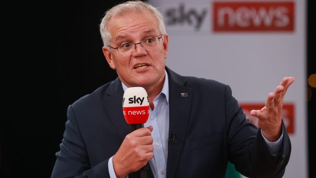 Scott Morrison answers questions at the PM Pub Test - a special edition of the Paul Murray Live show. Picture: Justin Lloyd.