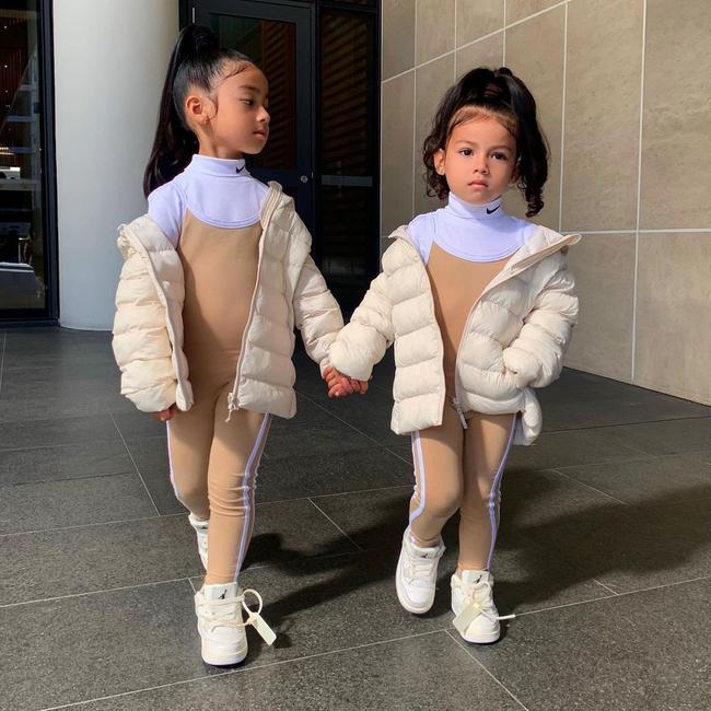 Mum Nga Escalante said the girls love dressing up. Picture: Instagram/miaxtati