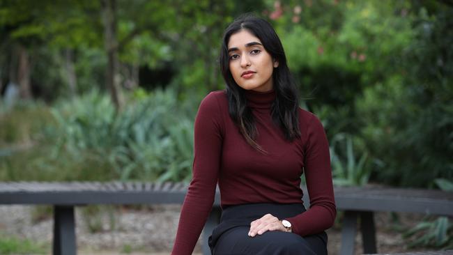 Sydney based Risk Analyst, Shakeela Shahid, 23, was at the centre of a fake terror plot orchestrated by Arsalan Khawaja. Picture: David Swift