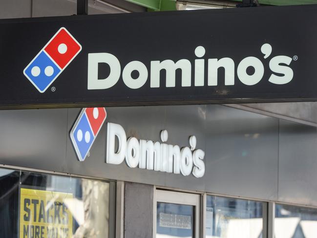 ADELAIDE, AUSTRALIA - NewsWire Photos AUGUST 30, 2021: Domino's Pizza store in Pulteney St, Adelaide. Picture: NCA NewsWire / Brenton Edwards