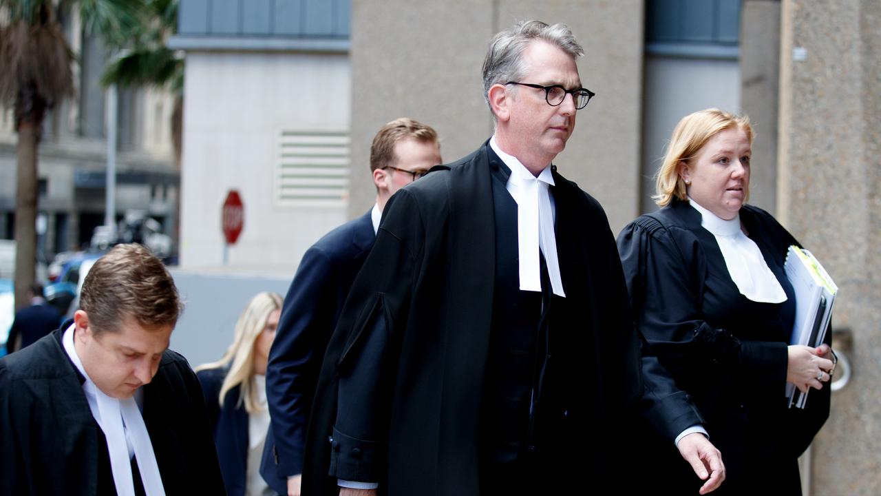 Nicholas Owens SC (centre) told the court that Mr Roberts-Smith ‘grossly prolonged’ the trial. Picture: NCA NewsWire / Nikki Short