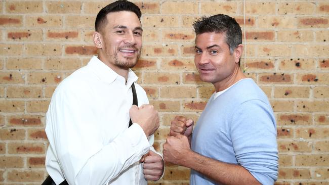 Combat sport NSW is trying to ban the charity fight between Sonny Bill Williams and Bachelorette winner Stu Laundy. Picture: Getty