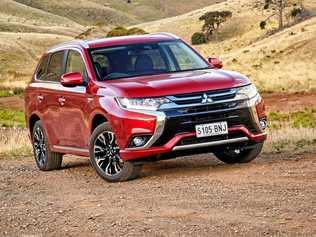 2017 Mitsubishi Outlander PHEV plug in hybrid. Picture: Supplied.