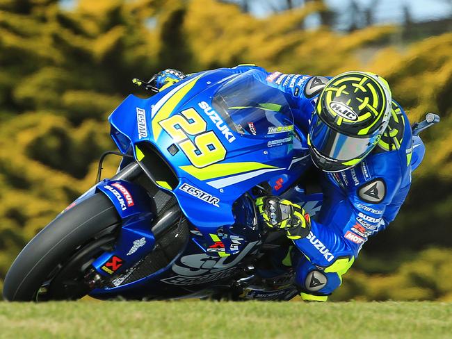 2018 Australian Motorcycle Grand Prix MotoGP at Phillip Island. Andrea Iannone in action during Free Practice 2. Picture: Mark Stewart