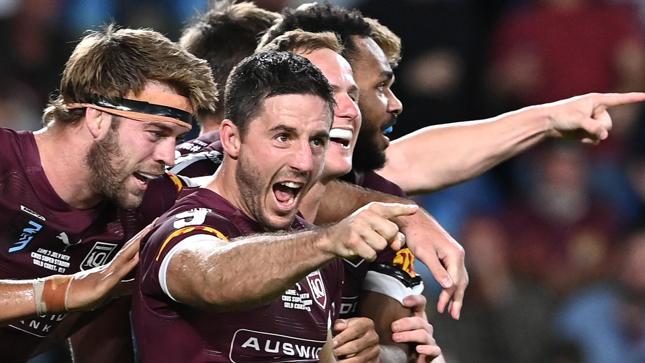 The Maroons saved themselves from the ultimate embarrassment. (Photo by Bradley Kanaris/Getty Images)