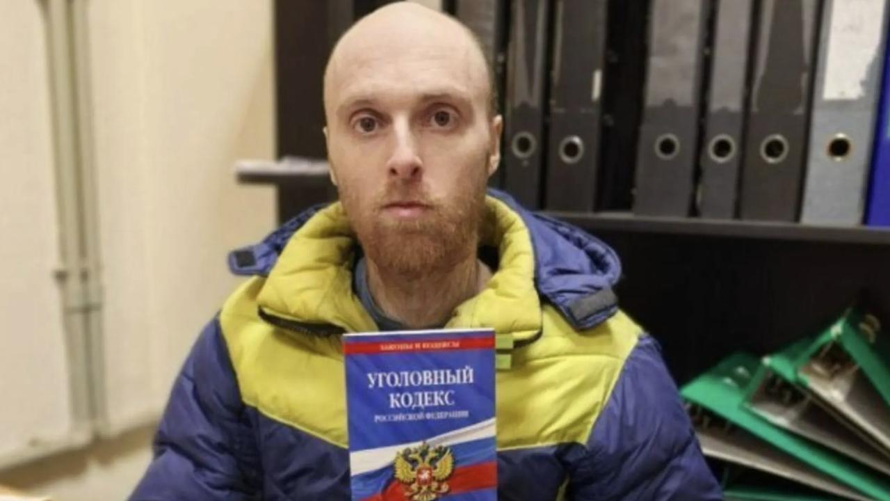 Captured Australian fighter Oscar Jenkins has been sentenced to 13 years in a Russian penal colony. Picture: Supplied