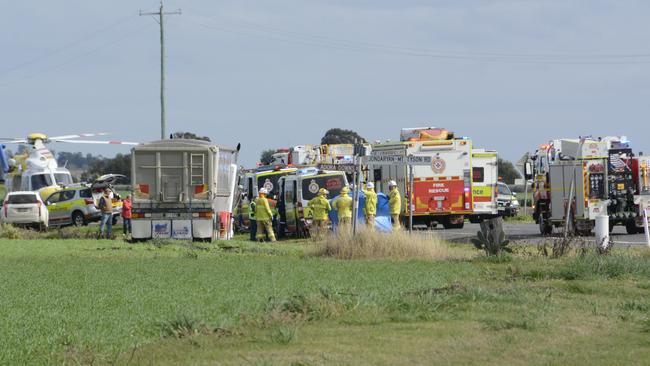 Giselle and Jessica Greig died after the SUV they were travelling in collided with a truck on Toowoomba-Cecil Plains Road on Thursday, July 8.