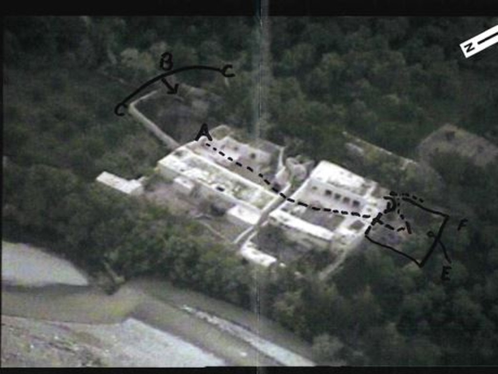 Drone imagery of the compound known as Whiskey 108 which was raided by SAS soldiers including Ben Roberts-Smith in 2009. Supplied: Federal Court