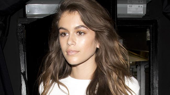 Cindy Crawford’s daughter Kaia Gerber is a rising style star. Picture: Splash News