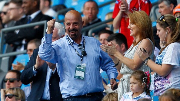 Koukash also owns English rugby league team Salford City Reds. Picture: Getty