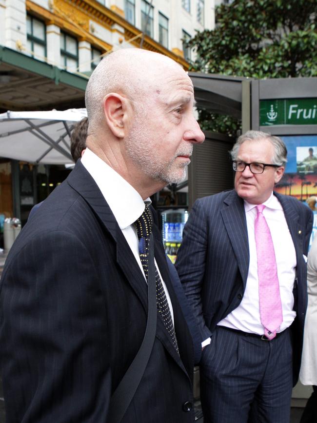 Curran’s barrister Philip Boulten SC (left)