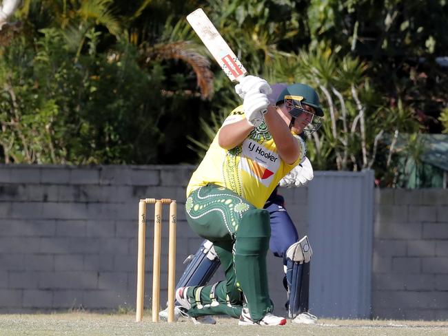 Queens batter Max Houlahan is becoming a regular member of the Premier first grade team of the week. Photo: Regi Varghese