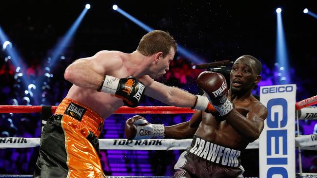 Aussie legend Jeff Horn lost to Crawford in their world-title clash in 2018.