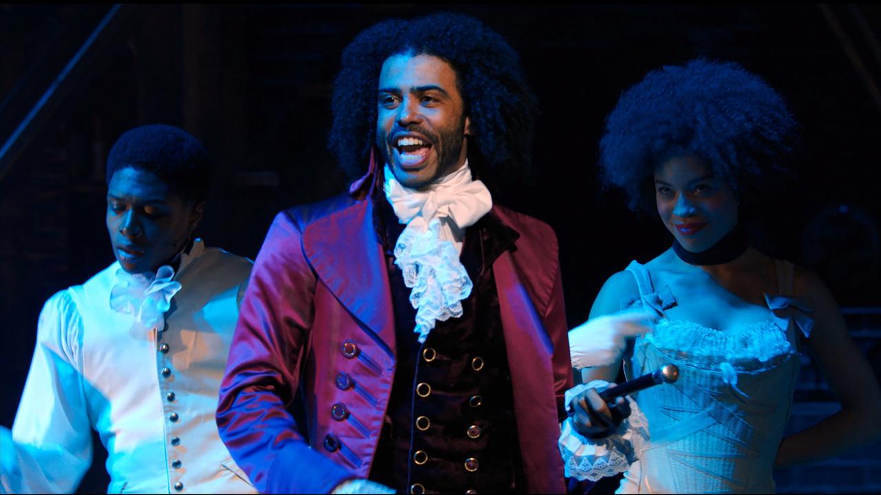 Daveed Diggs plays Thomas Jefferson (pictured) and the Marquise de Lafayette