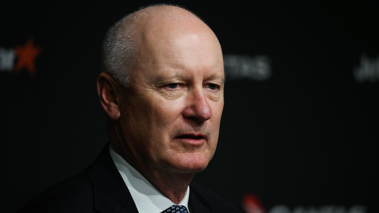 Embattled Qantas chair Richard Goyder has refused to leave the airline. Picture: NCA Newswire / Gaye Gerard