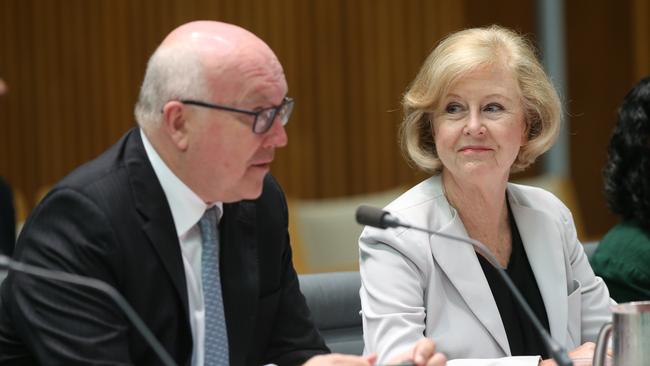 Attorney-General George Brandis has called for Triggs’ resignation. Picture: Kym Smith