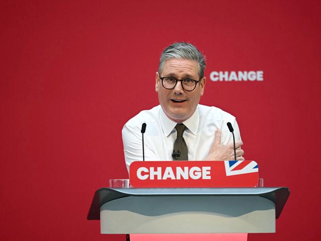 Labour Party leader Keir Starmer is tipped to win. Picture: AFP