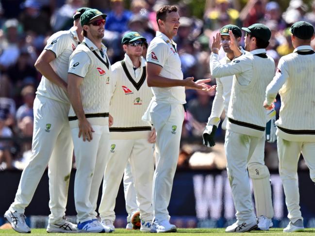 Allan Border says the pressure is on Australia this Summer. Picture: Kai Schwoerer/Getty Images