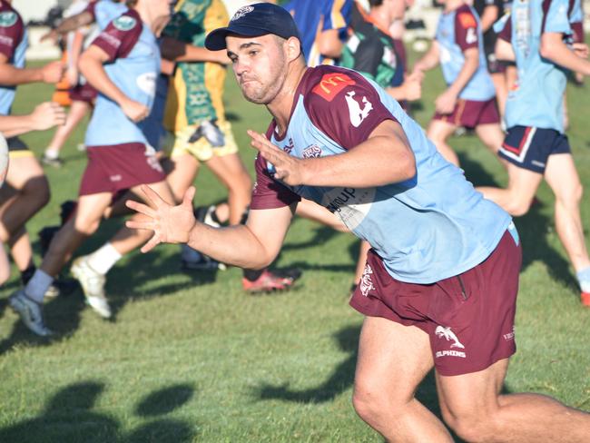 CQ Capras under-16, under-18, under-21 and senior men training at Kettle Park, Rockhampton, on December 3, 2022.