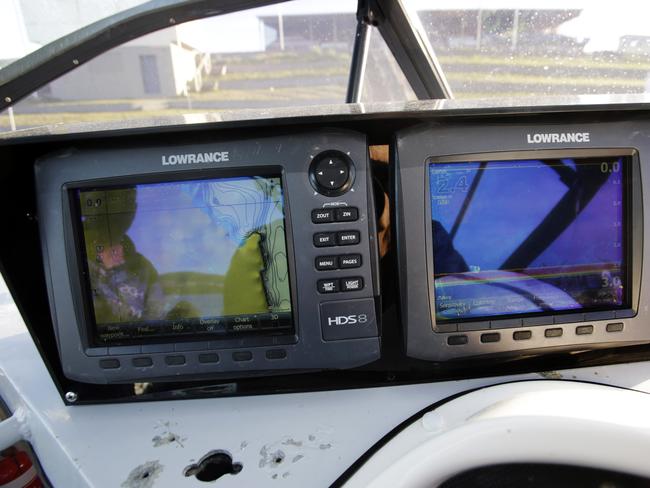 Mark Watson’s fully decked out sport fishing boat.