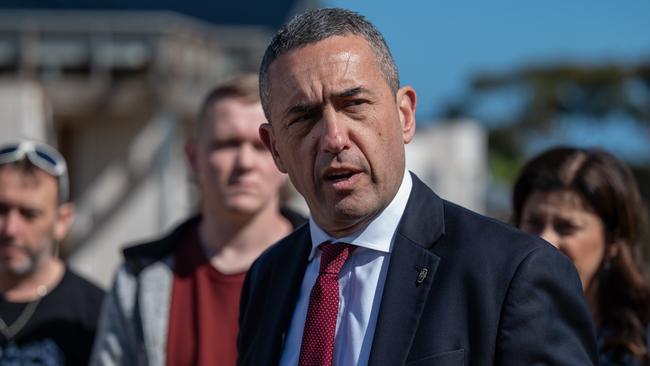 MP Tom Koutsantonis has called on the Marion council to waive rates for Felmeri customers. Picture: NCA NewsWire / Naomi Jellicoe