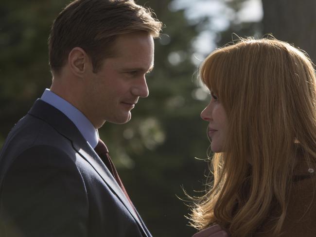 Alexander Skarsgard (Perry Wright), Nicole Kidman (Celest Wright) in Big Little Lies. Picture: Supplied