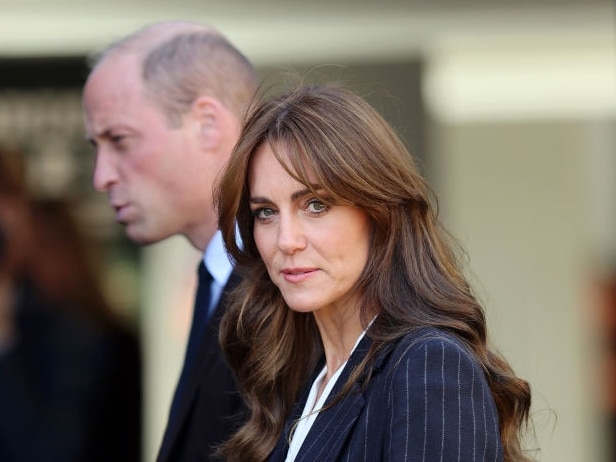 CARDIFF, WALES - OCTOBER 03: Prince William, Prince of Wales and Catherine, Princess of Wales arrive at the Grange Pavilion as they celebrate the beginning of Black History Month on October 03, 2023 in Cardiff, Wales. In celebration of the 75th anniversary of the arrival of HMT Empire Windrush, the Prince and Princess of Wales will meet members from the Windrush Cymru Elders, Black History Cymru 365 and the Ethnic Minority Youth Forum for Wales. (Photo by Chris Jackson/Getty Images)