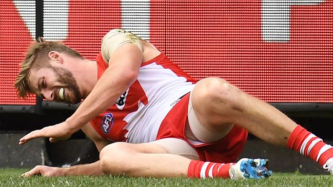 Alex Johnson is unlikely to be picked up by another AFL club. Picture: AAP