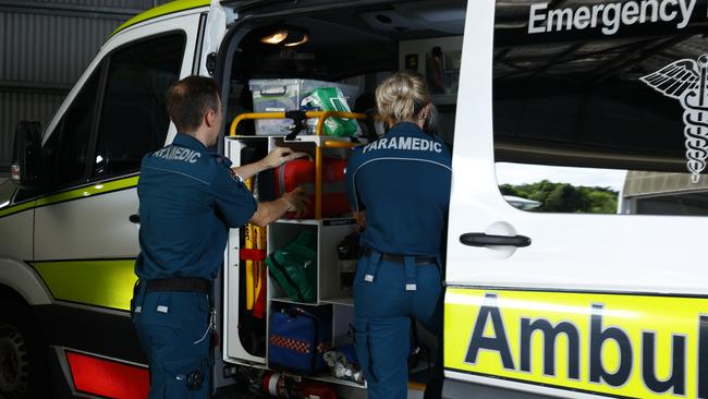 Queensland Ambulance Service. Picture: Brendan Radke