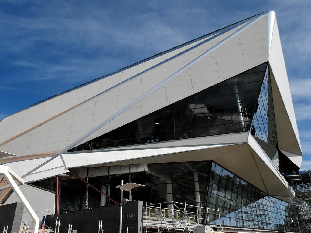 Adelaide Convention Centre extension, a feature of the Riverbank precinct. Picture: Roy VanDerVegt