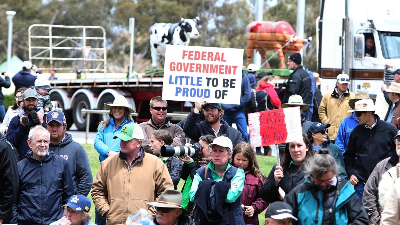 'My heart goes out to the farmers': Bernardi