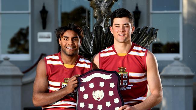 Port Adelaide has an interest in both Kysaiah Pickett (left) and Karl Finlay. Picture: Tricia Watkinson.