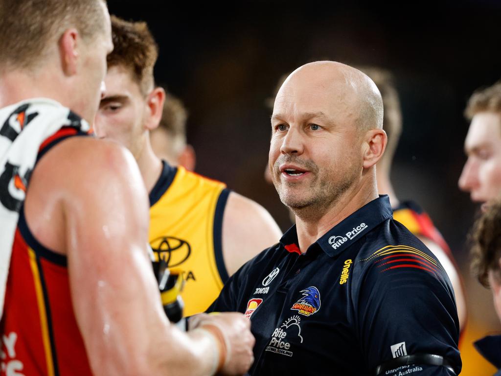 Was this Matthew Nicks’ best win as coach? Picture: Dylan Burns/AFL Photos via Getty Images.